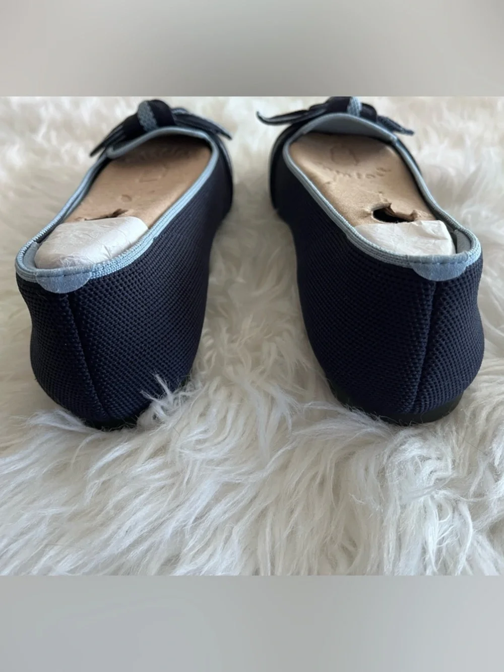 VIVAIA Michelle 2.0 Pointed-Toe Bow Slip on Loafers size 40 - Picture 7 of 12